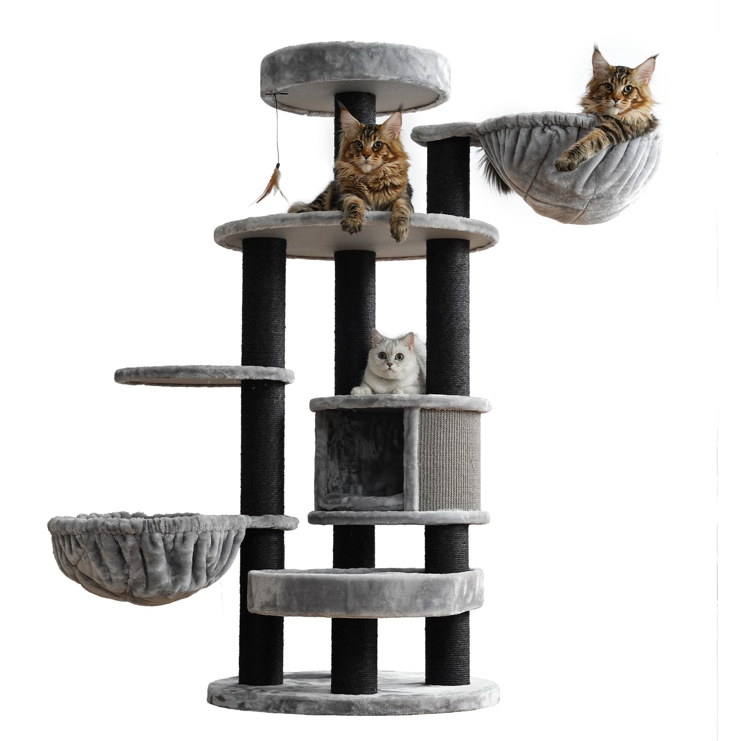 Sopapets Extra Large Cat Tree for Indoor Cats Large Adult Maine Coon