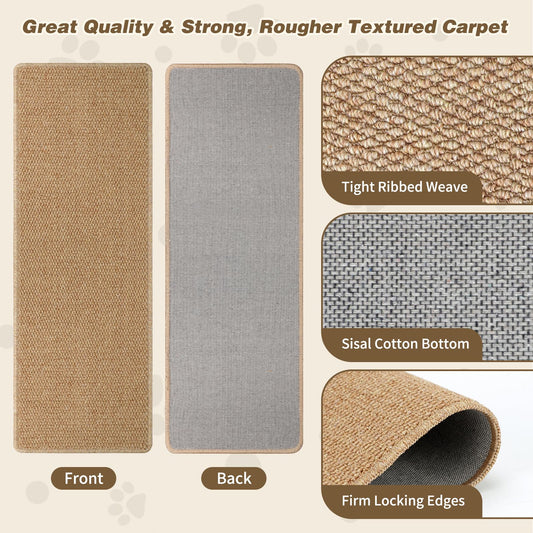 71" Cat Wall Climbing Scratch Pad for Furniture & Wall Protection