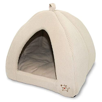 Domed Cat Cave Bed with Removable Cushion for Indoor Cats
