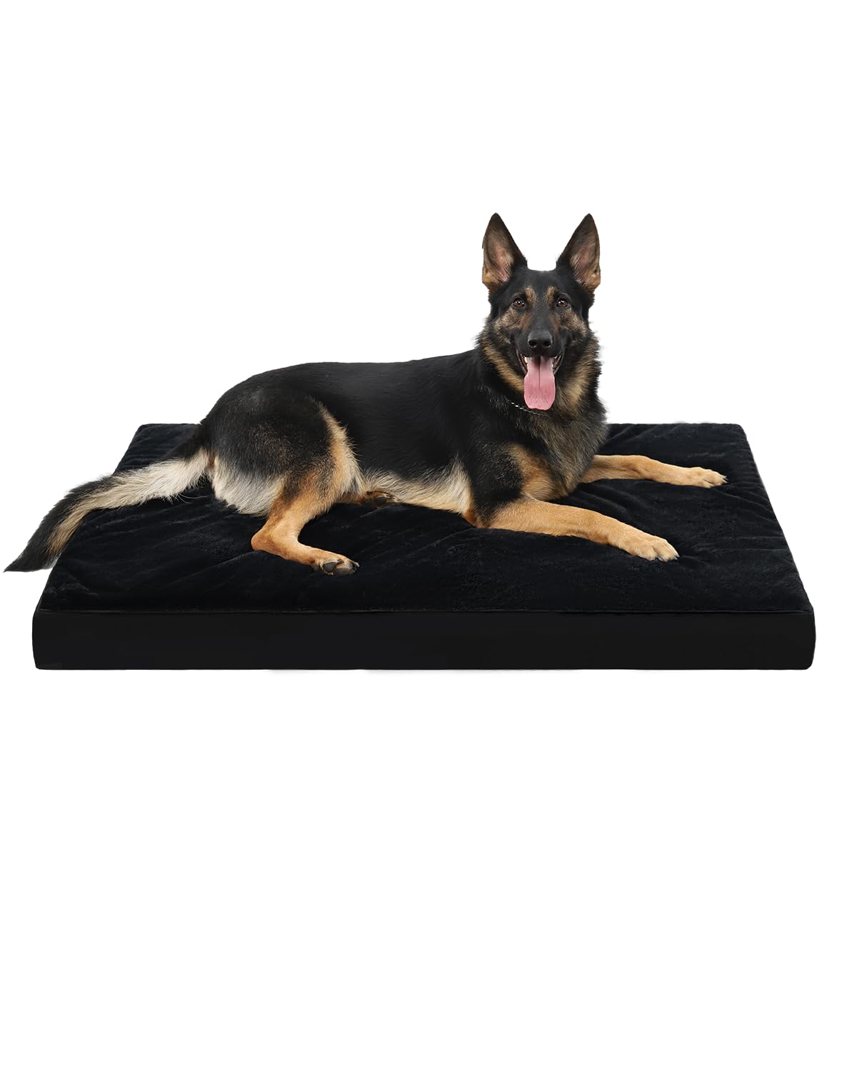 Orthopedic Dog Crate Bed with Egg Crate Foam & Washable Cover