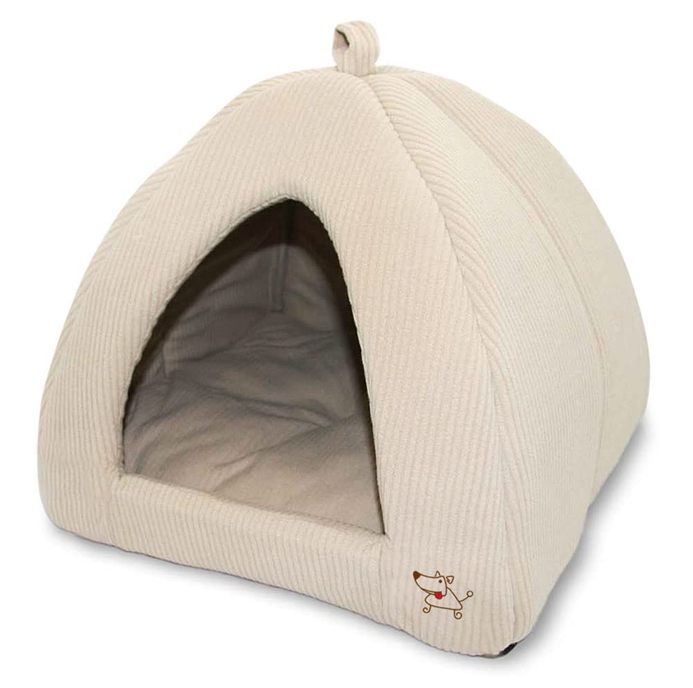 Domed Cat Cave Bed with Removable Cushion for Indoor Cats