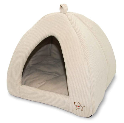 Domed Cat Cave Bed with Removable Cushion for Indoor Cats