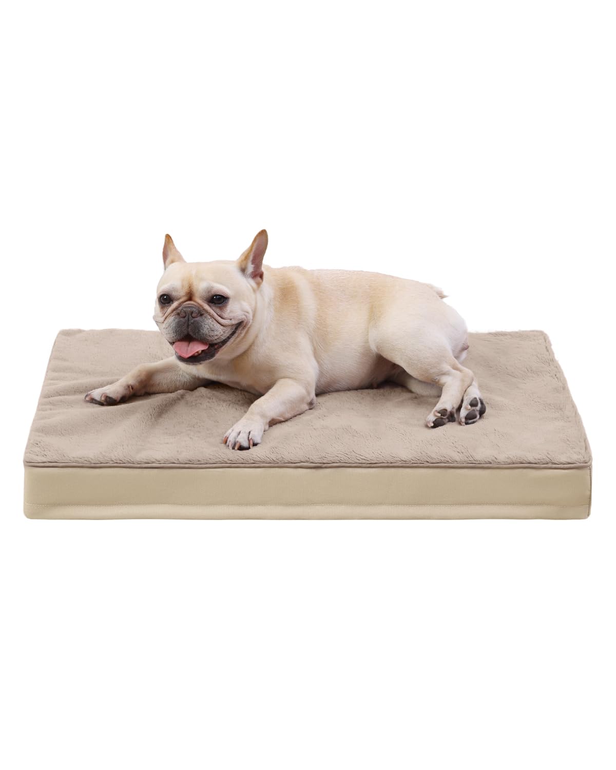 Orthopedic Dog Crate Bed with Egg Crate Foam & Washable Cover