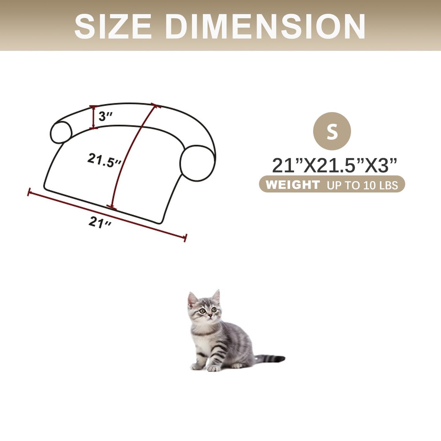 Calming Plush Dog & Cat Bed Mat with Waterproof Washable Cover