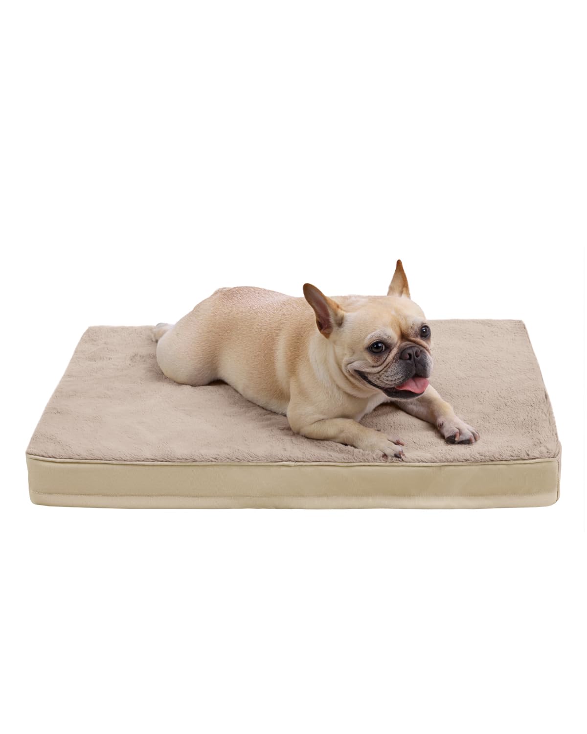Orthopedic Dog Crate Bed with Egg Crate Foam & Washable Cover