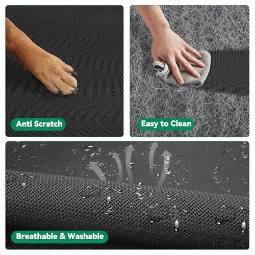 Elevated Dog Cot Bed with Breathable Mesh & Tool-Free Frame