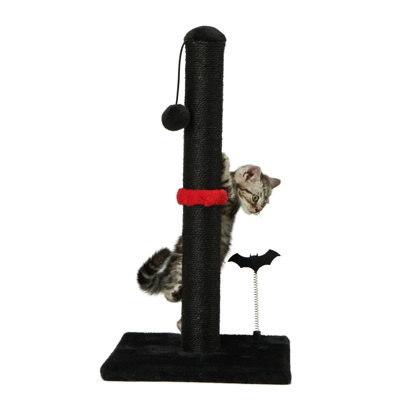 Sisal Cat Scratching Post with Hanging Ball for Indoor Cats