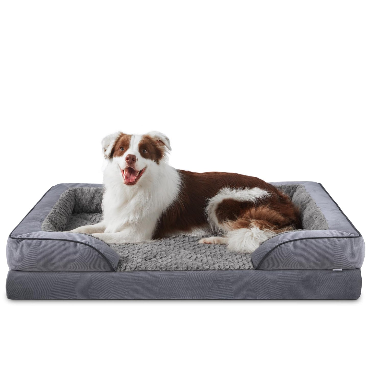 XL Orthopedic Dog Sofa Bed with Egg Crate Foam & Waterproof Lining