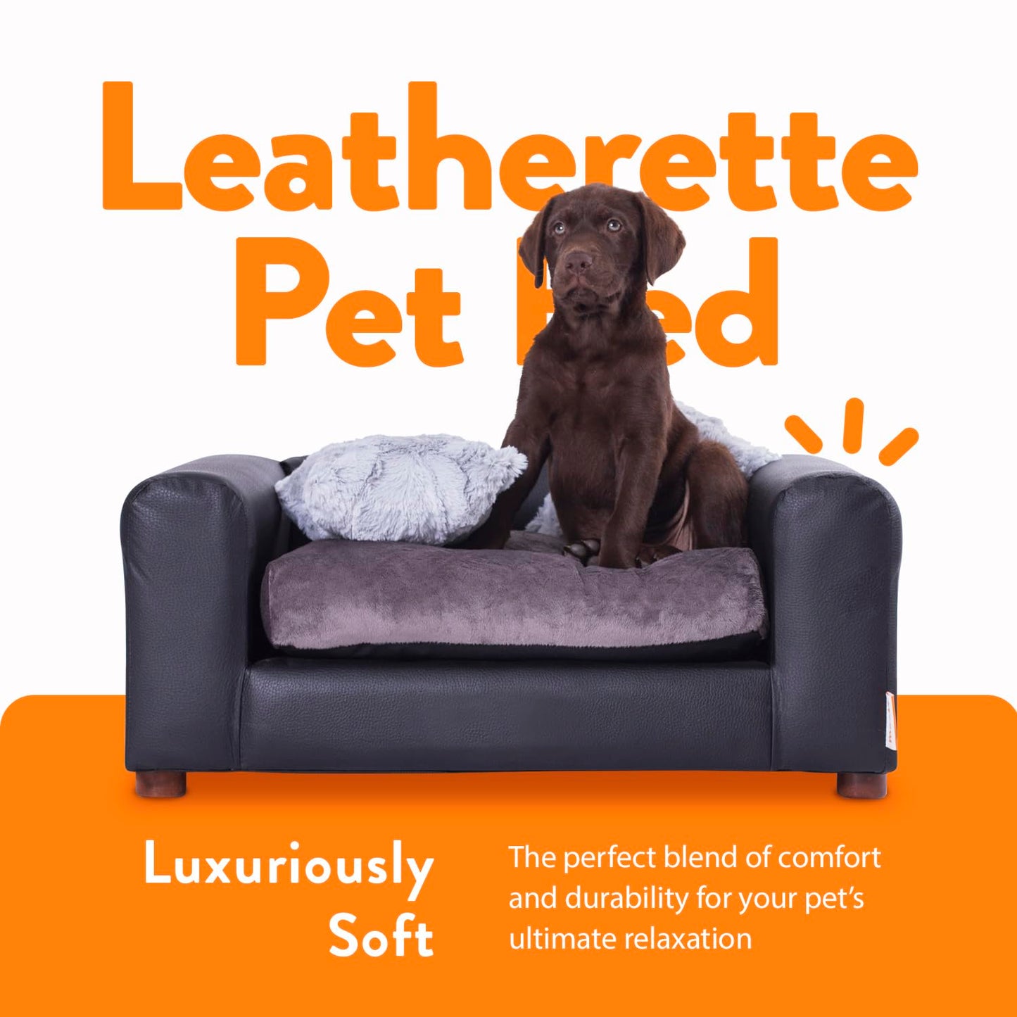 Leatherette Pet Bed V2