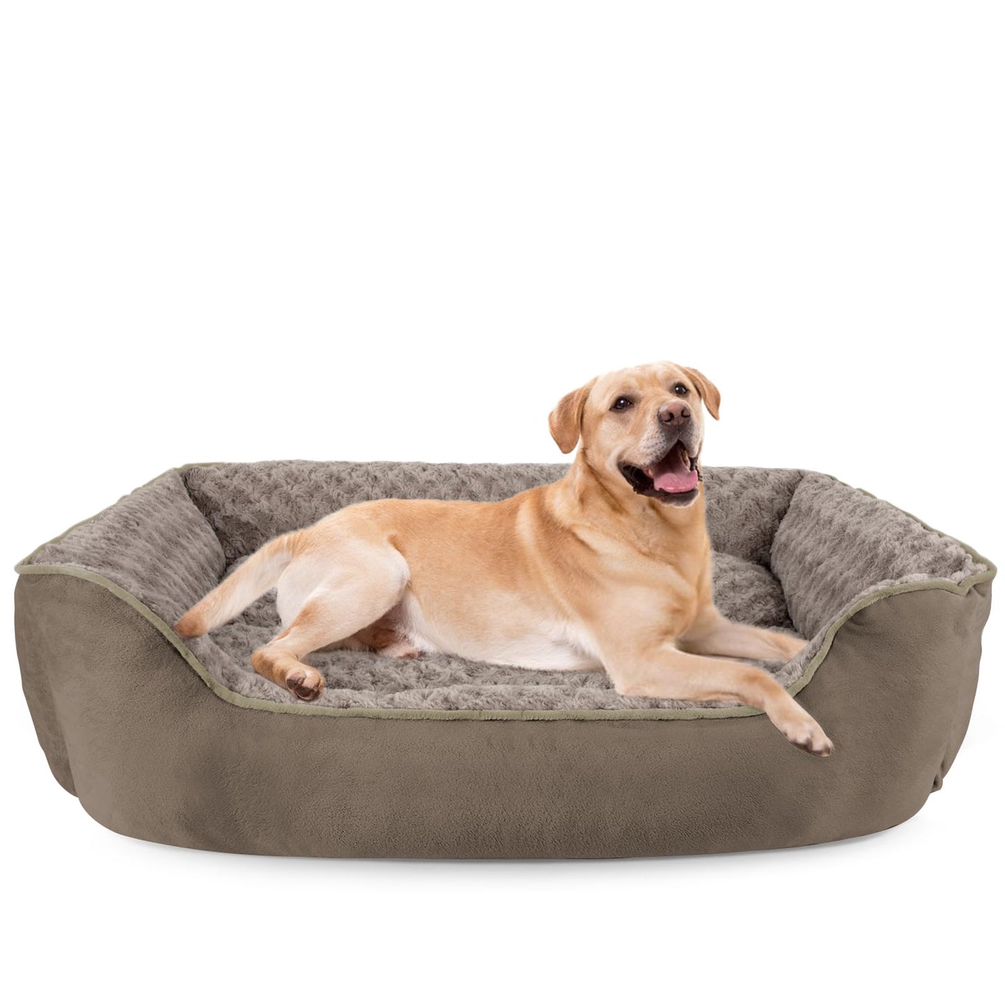 Orthopedic Dog Sofa Bed with Washable Cover & Anti-Slip Bottom