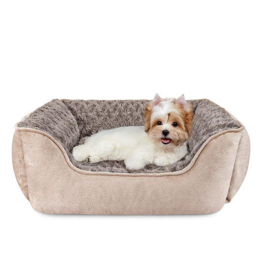 Orthopedic Dog Sofa Bed with Washable Cover & Anti-Slip Bottom