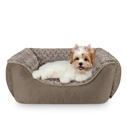 Orthopedic Dog Sofa Bed with Washable Cover & Anti-Slip Bottom