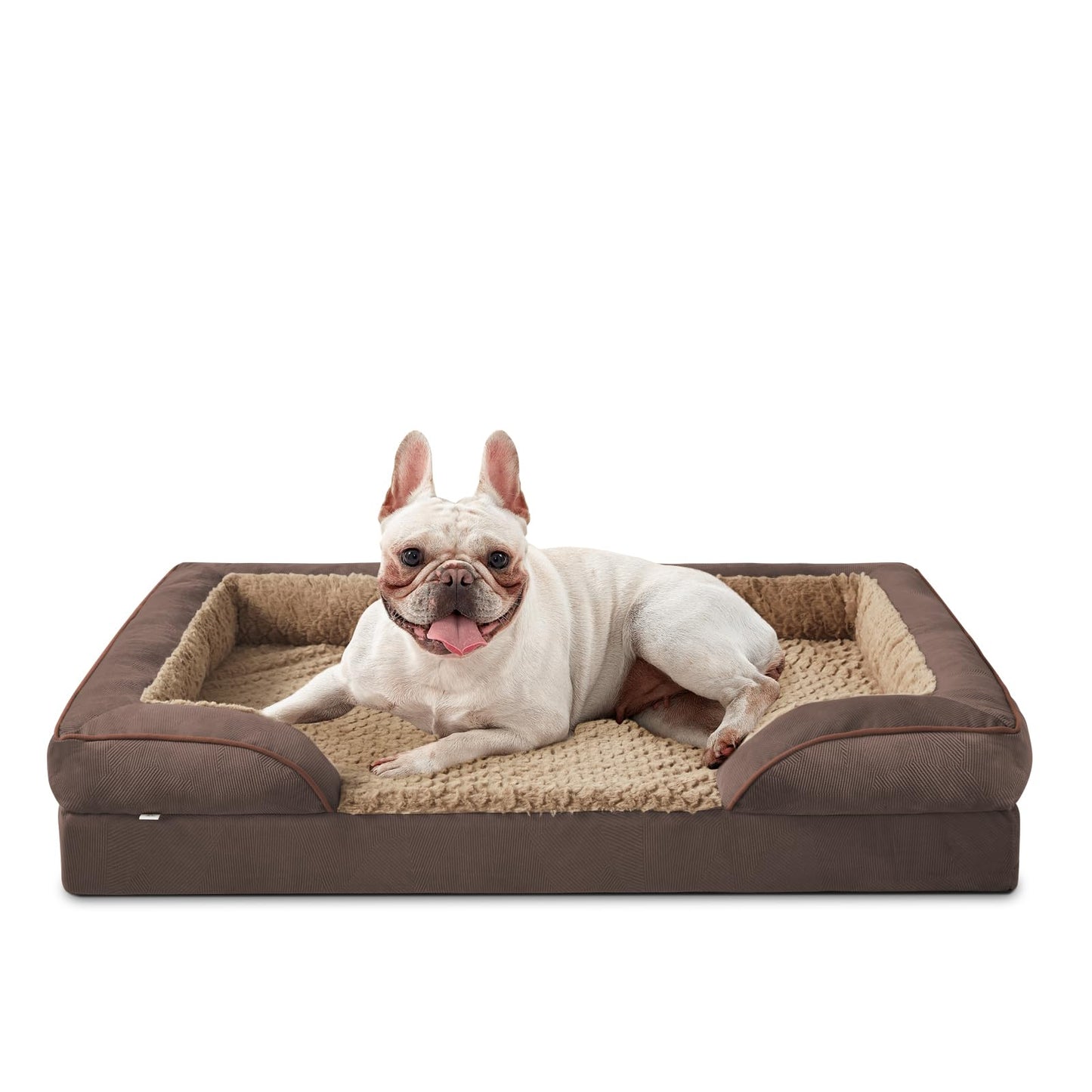 XL Orthopedic Dog Sofa Bed with Egg Crate Foam & Waterproof Lining