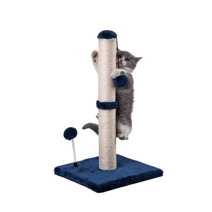 Sisal Cat Scratching Post with Hanging Ball for Indoor Cats