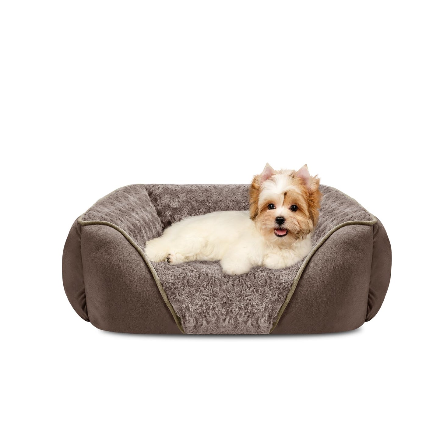 Orthopedic Dog Bed with Washable Cover & Anti-Slip Bottom