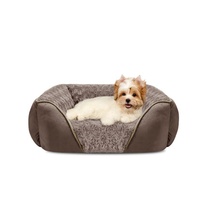 Orthopedic Dog Bed with Washable Cover & Anti-Slip Bottom