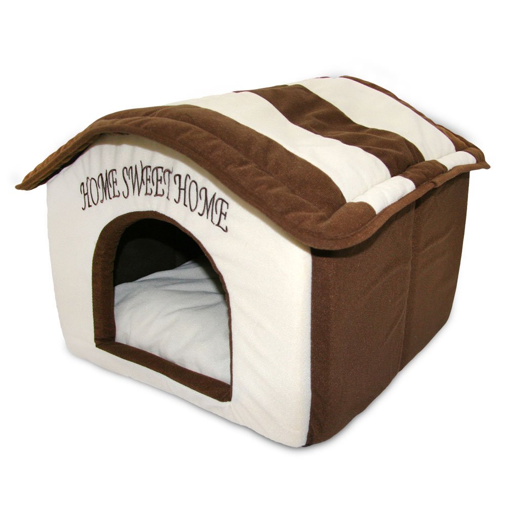 Domed Cat Cave Bed with Removable Cushion for Indoor Cats