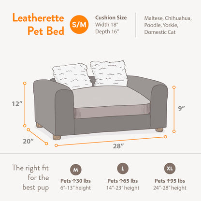 Leatherette Pet Bed V2