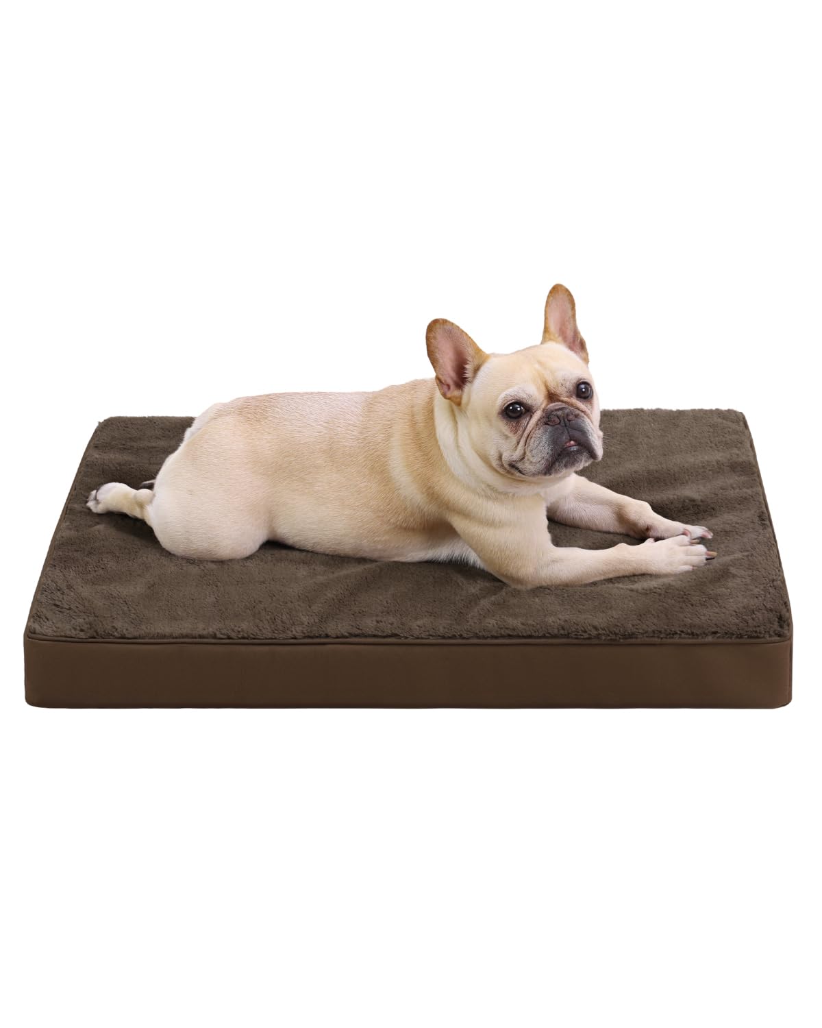 Orthopedic Dog Crate Bed with Egg Crate Foam & Washable Cover