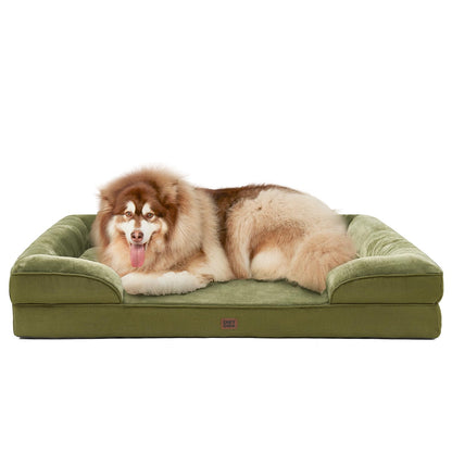 Orthopedic Dog Sofa Bed with Memory Foam & Waterproof Cover