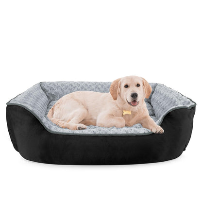 Orthopedic Dog Sofa Bed with Washable Cover & Anti-Slip Bottom