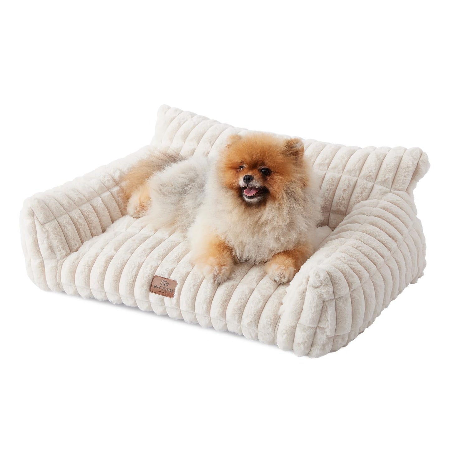 ComfyFleece Dog Sofa Bed with Washable Cover for Medium Dogs