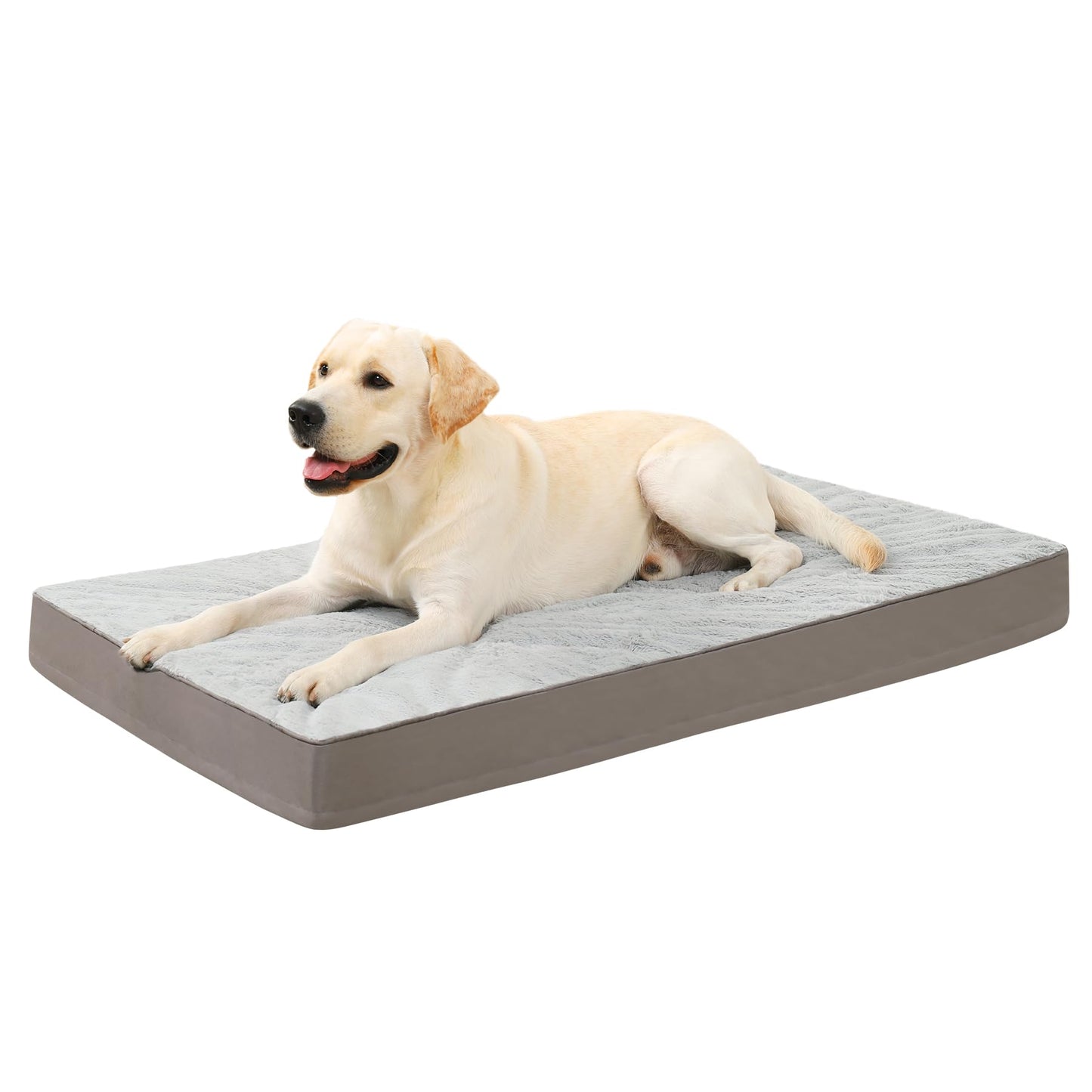 Orthopedic Dog Crate Bed with Egg Crate Foam & Washable Cover