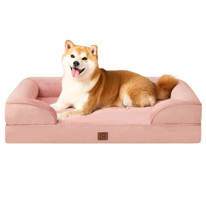 Orthopedic Dog Sofa Bed with Memory Foam & Waterproof Cover