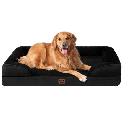 Orthopedic Dog Sofa Bed with Memory Foam & Waterproof Cover