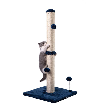 Sisal Cat Scratching Post with Hanging Ball for Indoor Cats