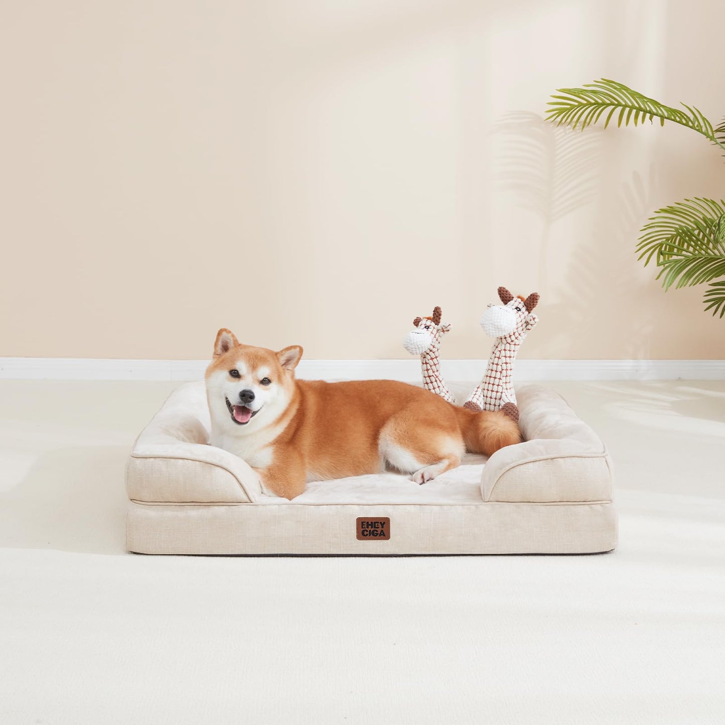 Orthopedic Dog Sofa Bed with Memory Foam & Waterproof Cover