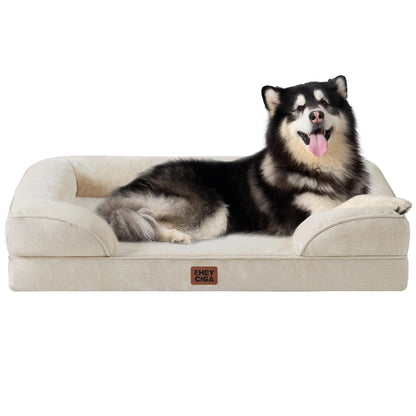 Orthopedic Dog Sofa Bed with Memory Foam & Waterproof Cover