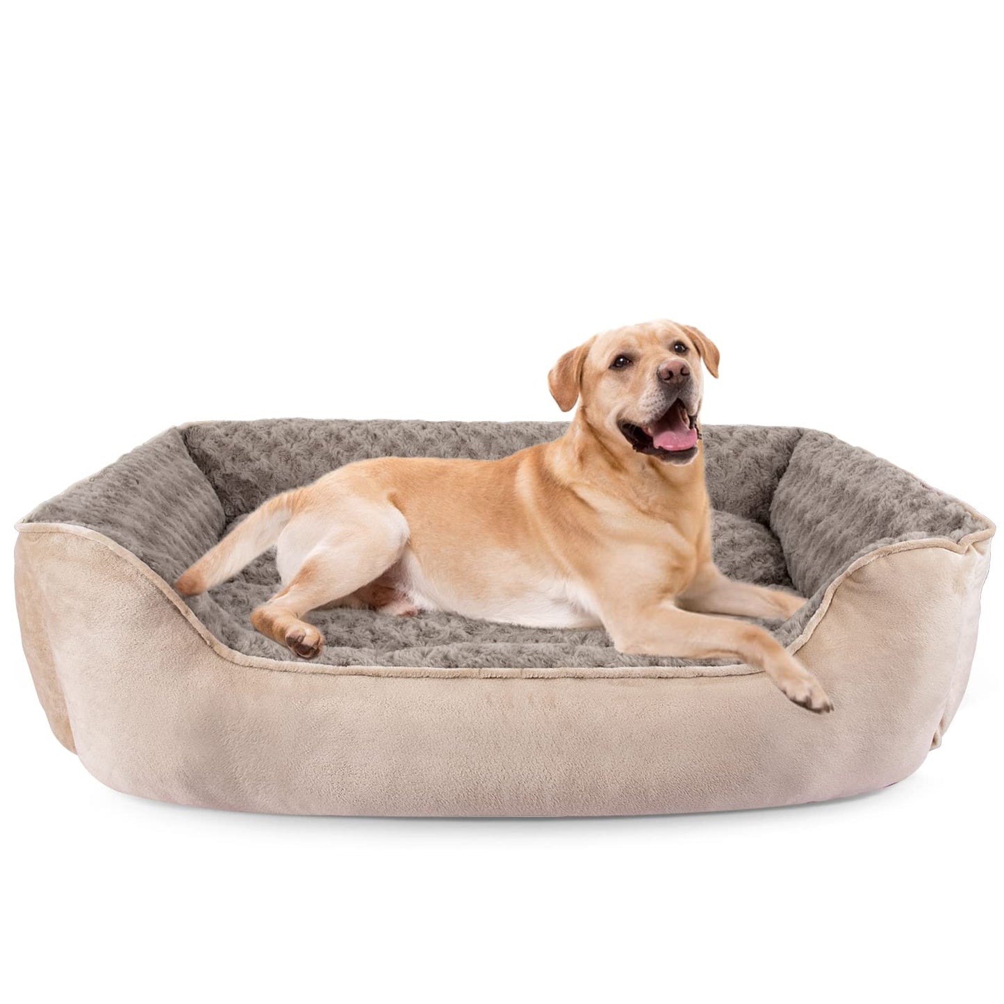 Orthopedic Dog Sofa Bed with Washable Cover & Anti-Slip Bottom