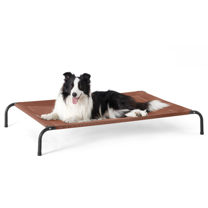 Cooling Elevated Dog Bed with Breathable Mesh & Stable Frame