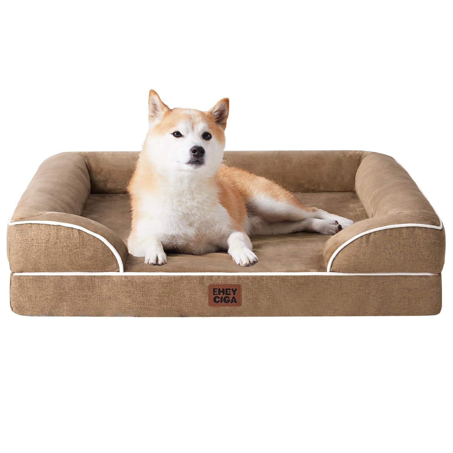 Orthopedic Dog Sofa Bed with Memory Foam & Waterproof Cover