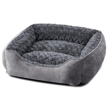 Orthopedic Dog Sofa Bed with Washable Cover & Anti-Slip Bottom