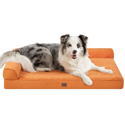 Memory Foam Orthopedic Dog Bed with Waterproof Washable Cover