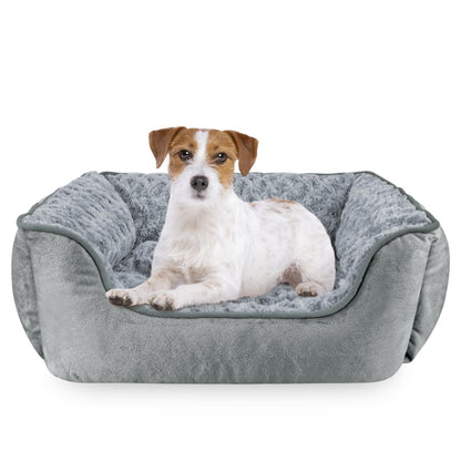 Orthopedic Dog Sofa Bed with Washable Cover & Anti-Slip Bottom