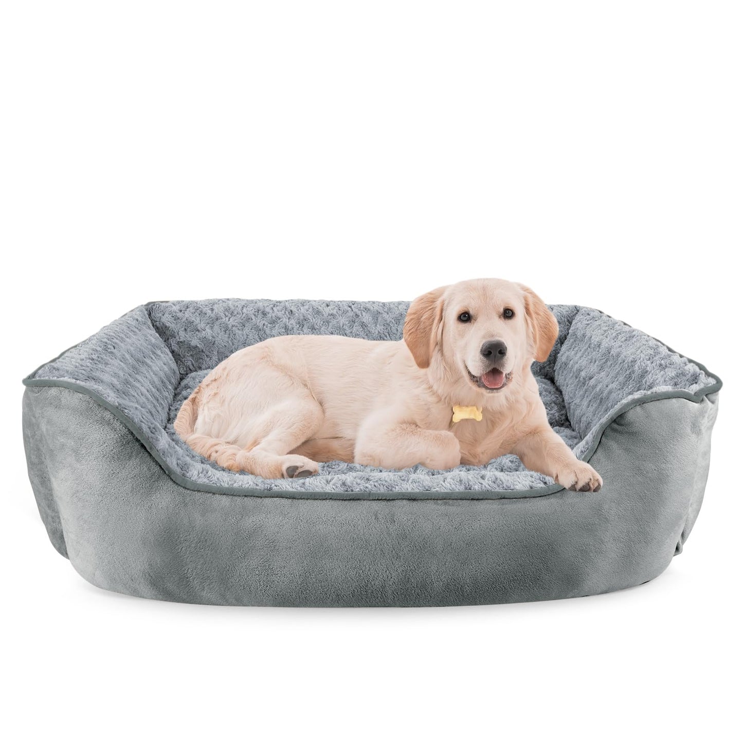 Orthopedic Dog Sofa Bed with Washable Cover & Anti-Slip Bottom