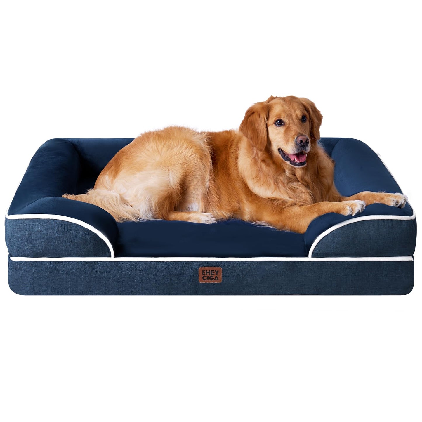 Orthopedic Dog Sofa Bed with Memory Foam & Waterproof Cover