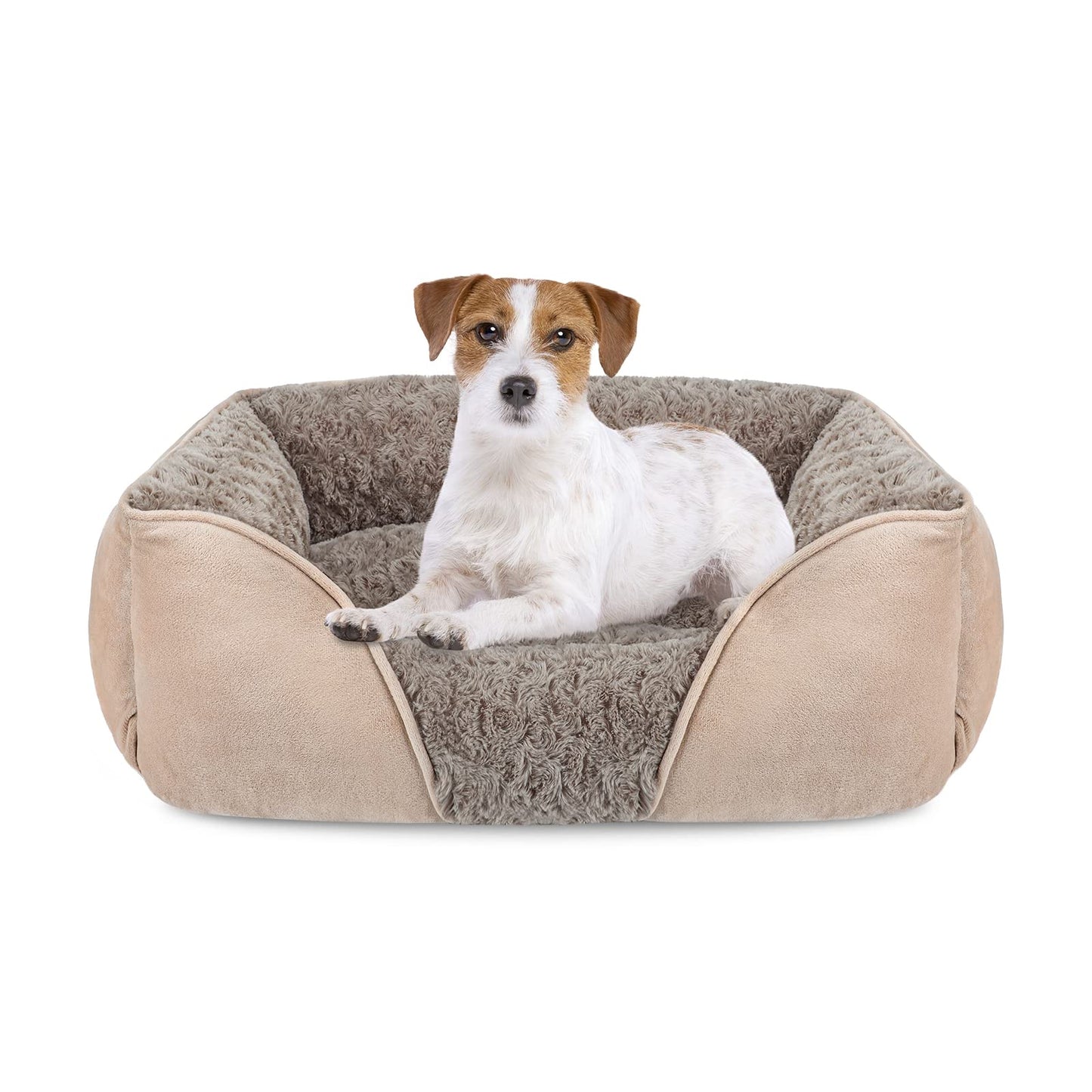 Orthopedic Dog Bed with Washable Cover & Anti-Slip Bottom