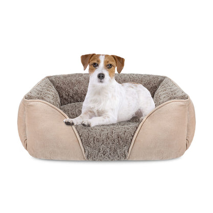 Orthopedic Dog Bed with Washable Cover & Anti-Slip Bottom