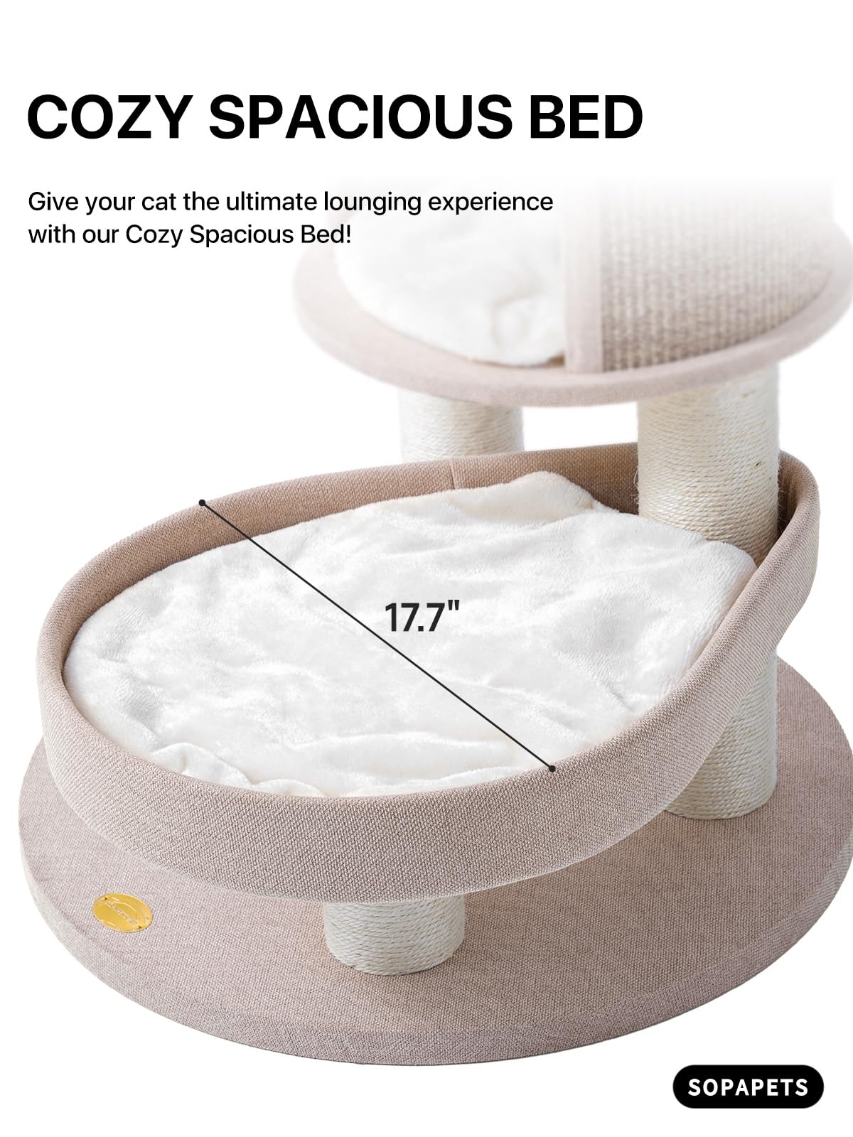 Sopapets Extra Large Cat Tree for Indoor Cats Large Adult Maine Coon