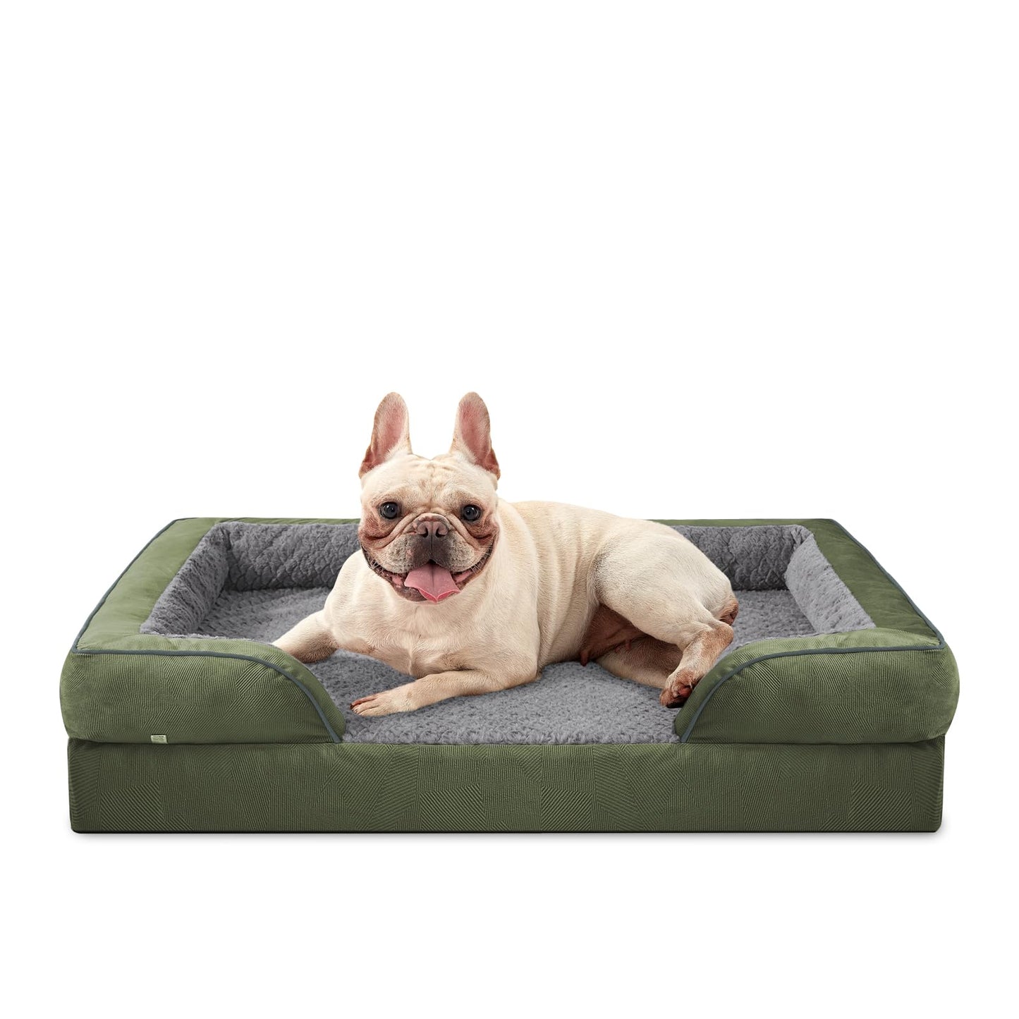 XL Orthopedic Dog Sofa Bed with Egg Crate Foam & Waterproof Lining