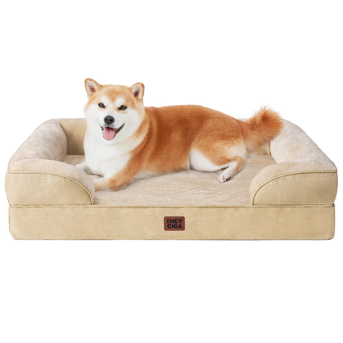 Orthopedic Dog Sofa Bed with Memory Foam & Waterproof Cover