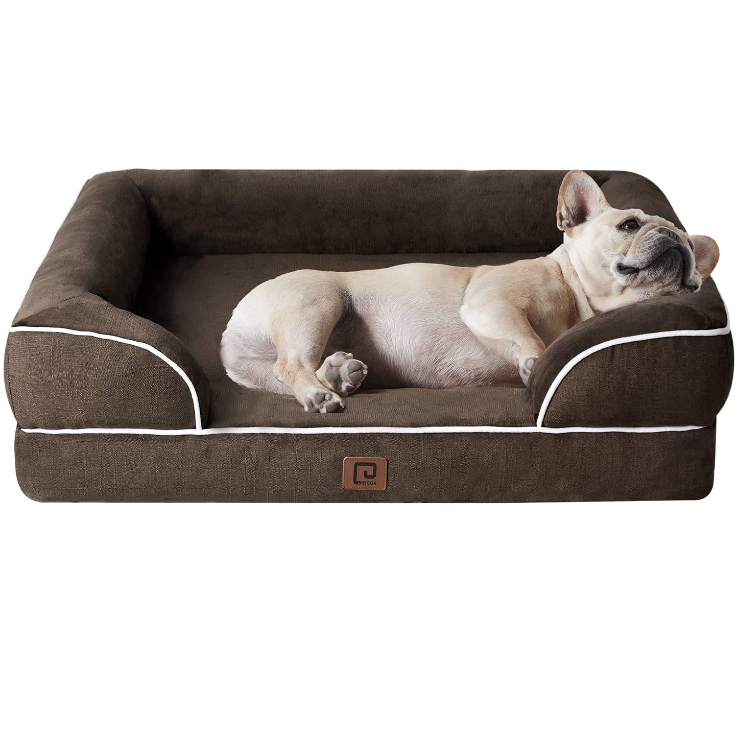 Orthopedic Dog Sofa Bed with Memory Foam & Waterproof Cover