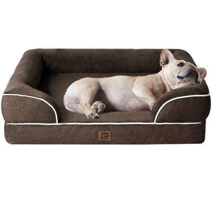 Orthopedic Dog Sofa Bed with Memory Foam & Waterproof Cover