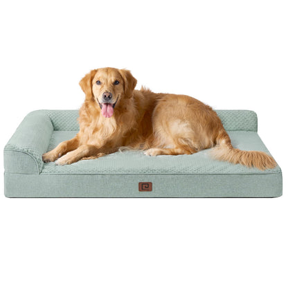 Memory Foam Orthopedic Dog Bed with Waterproof Washable Cover