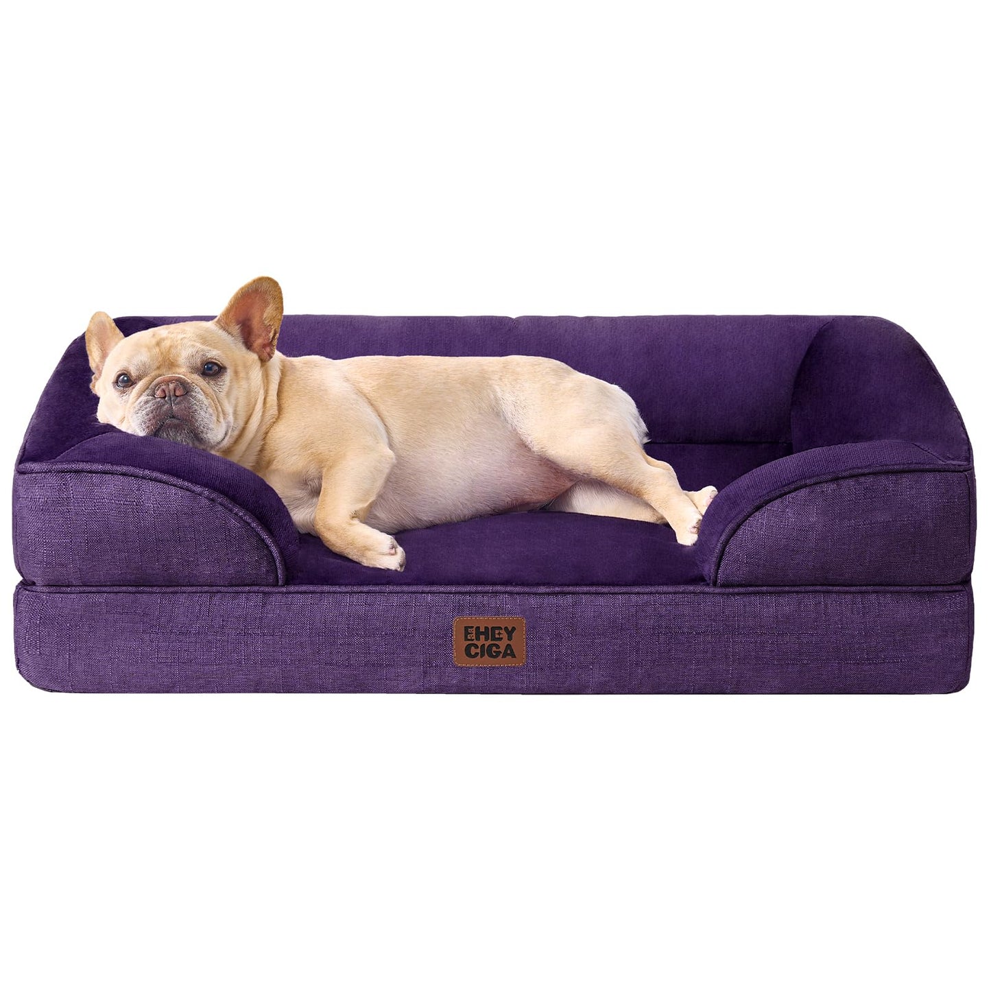 Orthopedic Dog Sofa Bed with Memory Foam & Waterproof Cover