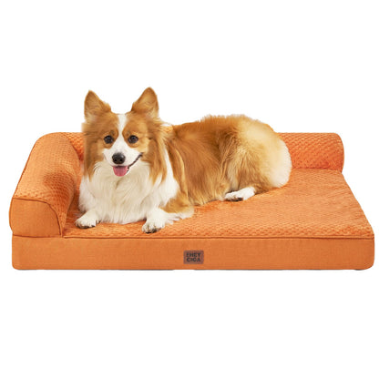 Memory Foam Orthopedic Dog Bed with Waterproof Washable Cover